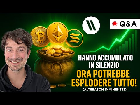 BITCOIN, CRYPTO: HANNO ACCUMULATO IN SILENZIO e ORA POTREBBE ESPLODERE TUTTO! (ALTSEASON IMMINENTE?)