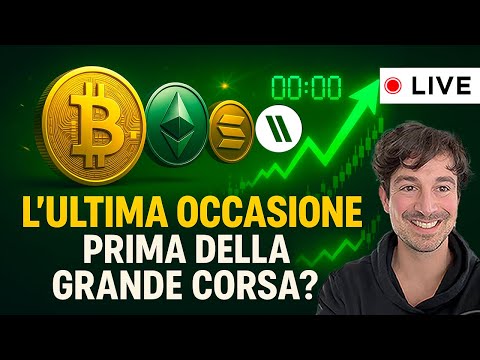 BITCOIN, CRYPTO: L’ULTIMA OCCASIONE PRIMA DELLA GRANDE CORSA?