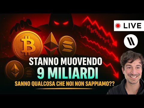 BITCOIN, CRYPTO: STANNO MUOVENDO 9 MILIARDI! SANNO QUALCOSA CHE NOI NON SAPPIAMO??