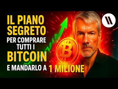 IL PIANO SEGRETO DI MICHAEL SAYLOR E STRATEGY PER COMPRARE TUTTI I BITCOIN e MANDARLO A 1 MILIONE
