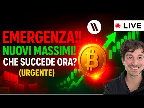 BITCOIN, CRYPTO: EMERGENZA!! NUOVI MASSIMI FATTI!! CHE SUCCEDE ORA? (URGENTE)