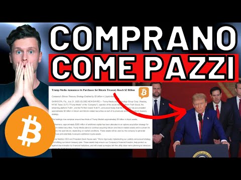 🚨 NON CASCARCI: GUARDA COSA STANNO FACENDO 🚨 MORNING w/CRYPTO: BITCOIN / ALTCOINS [time sensitive]