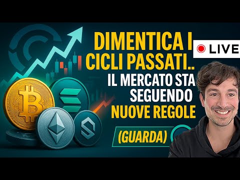 BITCOIN, CRYPTO: DIMENTICA I CICLI PASSATI… IL MERCATO STA SEGUENDO NUOVE REGOLE (GUARDA!)