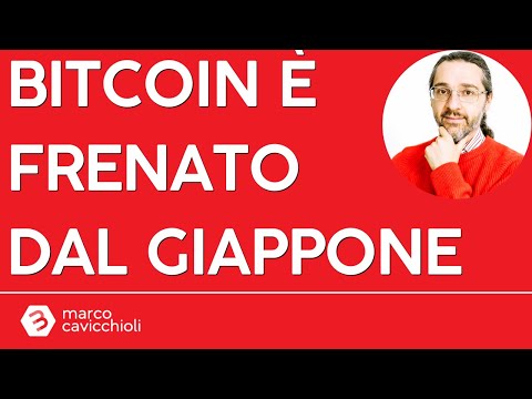 Il prezzo di Bitcoin è frenato dal Giappone in questo momento