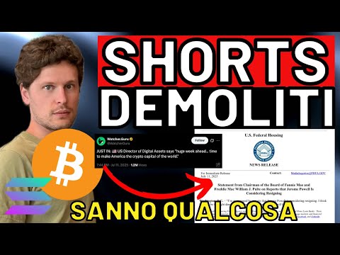 🚨 OCCHIO: SANNO QUALCOSA DI NASCOSTO 🚨 MORNING w/CRYPTO: BITCOIN / ALTCOINS [time sensitive]