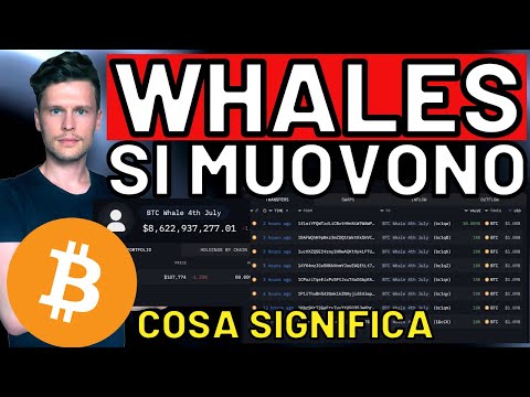 🚨 ATTENZIONE: WHALES SI MUOVONO! 🚨 MORNING w/CRYPTO: BITCOIN / ALTCOINS [time sensitive]