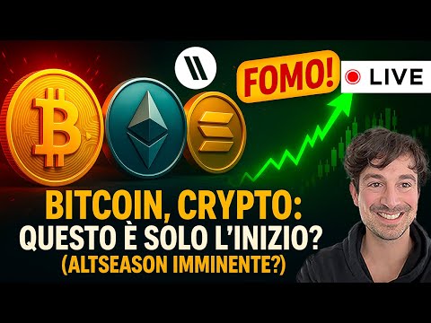 BITCOIN, CRYPTO: QUESTO È SOLO L’INIZIO? (ALTSEASON IMMINENTE?)  ATTENZIONE A XRP!!