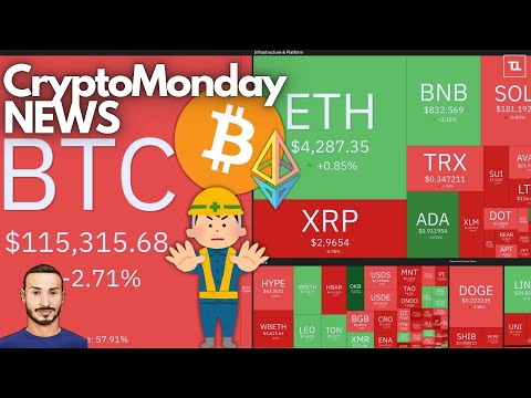 BITCOIN Frena, Altseason in Arrivo❓Crypto Monday NEWS w33/’25