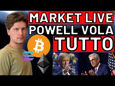 🚨 MARKET LIVE!! POWELL FA VOLARE TUTTO!! 🚨 BITCOIN / ALTCOINS