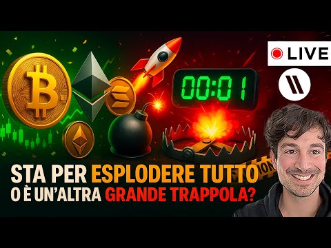 BITCOIN, CRYPTO: STA PER ESPLODERE TUTTO O È UN’ALTRA GRANDE TRAPPOLA? (ATTENZIONE a DOMANI!!)