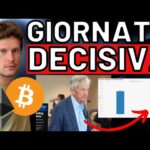 🚨 IL GIORNO DELLA VERITA’ – SI DECIDE TUTTO 🚨 MORNING w/CRYPTO: BITCOIN / ALTCOINS [time sensitive]