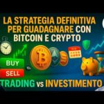 LA STRATEGIA DEFINITIVA PER GUADAGNARE CON BITCOIN E CRYPTO – TRADING vs INVESTIMENTO