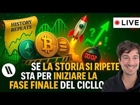 BITCOIN, CRYPTO: SE LA STORIA SI RIPETE, STA PER INIZIARE LA FASE FINALE DEL CICLO