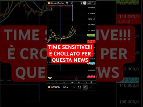 Bitcoin e Crypto: un solo dato ha fatto crollare tutto!