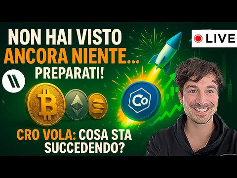 BITCOIN, CRYPTO: NON HAI VISTO ANCORA NIENTE… (PREPARATI!)  CRO VOLA: COSA STA SUCCEDENDO?