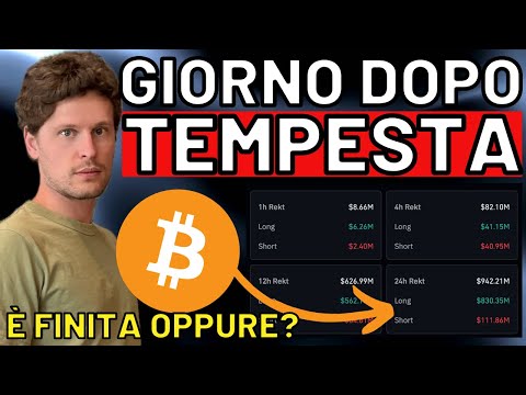 🚨 TEMPESTA SHOCK: E’ FINITA? ATTENZIONE 🚨 MORNING w/CRYPTO: BITCOIN / ALTCOINS [time sensitive]