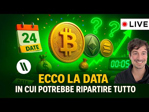 BITCOIN, CRYPTO: ECCO LA DATA IN CUI POTREBBE RIPARTIRE TUTTO