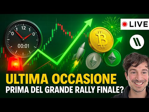 BITCOIN, CRYPTO: ULTIMA ACCUMULAZIONE PRIMA DEL GRANDE RALLY FINALE? (PREPARATI…)
