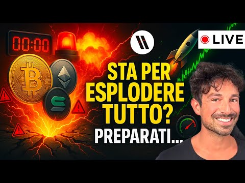 BITCOIN, CRYPTO: STA PER ESPLODERE TUTTO PER L’ULTIMA VOLTA?? (PREPARATI…)