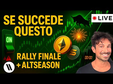 BITCOIN, CRYPTO: SE SUCCEDE QUESTO, POTREBBE SCATENARSI IL RALLY FINALE E L’ALTSEASON