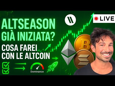 BITCOIN, CRYPTO: E SE LA ALTSEASON FOSSE GIÀ INIZIATA? (ECCO COSA FAREI IO CON LE ALTCOIN!)