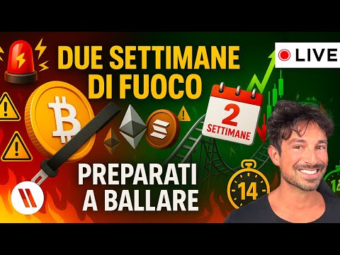 BITCOIN, CRYPTO: PREPARATI A BALLARE E TIENITI FORTE (ARRIVANO DUE SETTIMANE DI FUOCO)