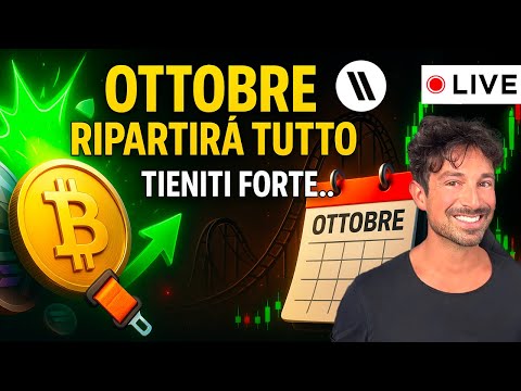 BITCOIN, CRYPTO: A OTTOBRE RIPARTIRÀ TUTTO? (TIENITI FORTE…)