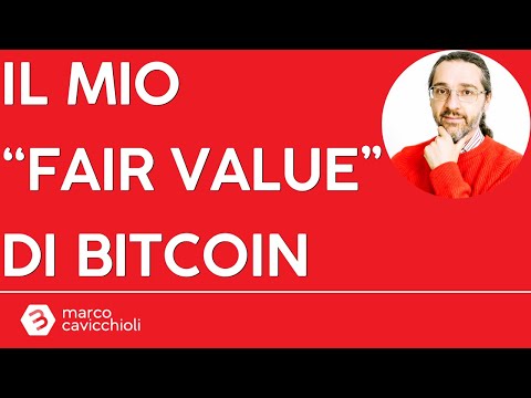 Il “fair value” di Bitcoin calcolato da me
