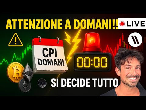 BITCOIN, CRYPTO: ATTENZIONE A DOMANI!! (SI DECIDE TUTTO!). FATTI TROVARE PRONTO!