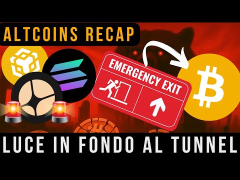 🚨 LUCE IN FONDO AL TUNNEL 🚨 ALTCOINS RECAP: BITCOIN / ALTCOINS [time sensitive]