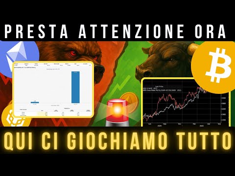 🚨 FAI ATTENZIONE: QUI CI GIOCHIAMO TUTTO 🚨 MORNING w/CRYPTO: BITCOIN / ALTCOINS [time sensitive]