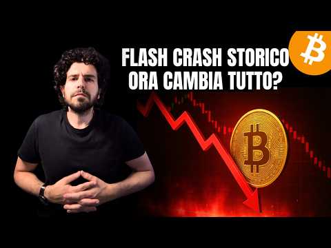 Bitcoin e Crypto: il più grande Flash Crash della Storia!