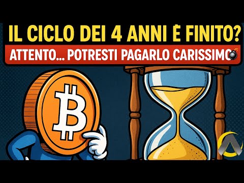 BITCOIN il ciclo dei 4 anni è STORIA? Attento…