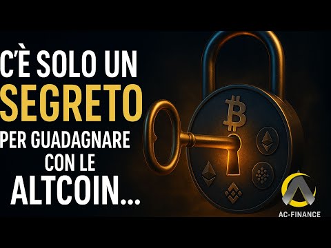 C’è solo un SEGRETO per guadagnare con le ALTCOIN…