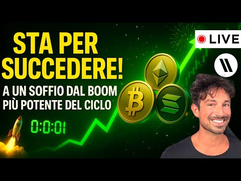 BITCOIN, CRYPTO: STA PER SUCCEDERE!! (SIAMO A UN SOFFIO DAL BOOM PIÙ POTENTE DEL CICLO!!)