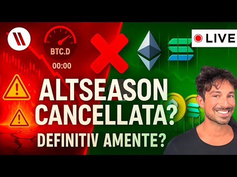 BITCOIN, CRYPTO: LA ALTSEASON È DEFINITIVAMENTE CANCELLATA?