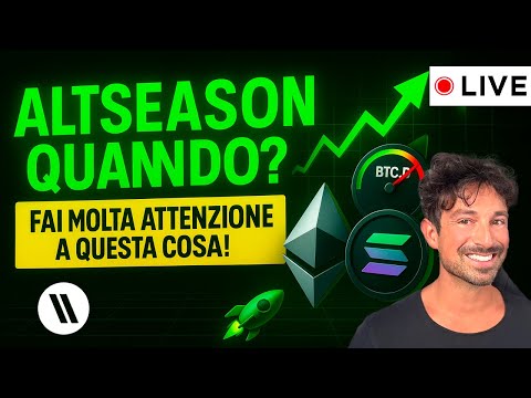 BITCOIN, CRYPTO: QUANDO INIZIA L’ALTSEASON? (FAI MOLTA ATTENZIONE A QUESTA COSA!!)
