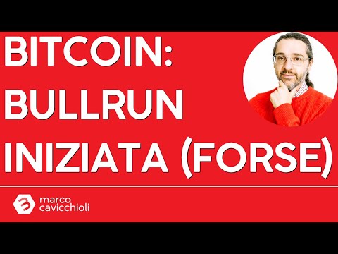 Potrebbe essere iniziata una nuova bullrun di Bitcoin!