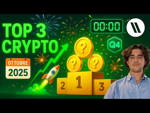 3 PROGETTI CRYPTO SU CUI PUNTARE PER IL Q4?  TOP 3 CRYPTO OTTOBRE 2025