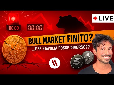 BITCOIN, CRYPTO: EMERGENZA CROLLO!! BULL MARKET FINITO? (…E SE STAVOLTA FOSSE TUTTO DIVERSO??)