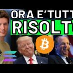 🚨 BREAKING: TUTTO RISOLTO!! 🚨 MORNING w/CRYPTO: BITCOIN / ALTCOINS [time sensitive]