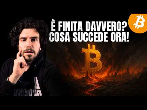 È FINITO TUTTO? Bitcoin dopo il peggior crash della storia!