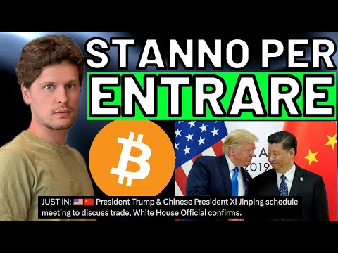 🚨 ATTENZIONE: STANNO PER ENTRARE!! 🚨 MORNING w/CRYPTO: BITCOIN / ALTCOINS [time sensitive]