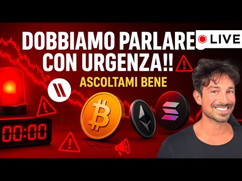 BITCOIN, CRYPTO: DOBBIAMO PARLARE CON URGENZA!! (ASCOLTAMI BENE)