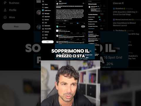 🚨LE WHALE STANNO VENDENDO BITCOIN!!