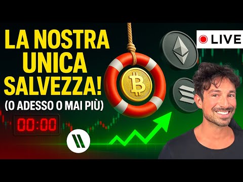 BITCOIN, CRYPTO: QUESTA È LA NOSTRA UNICA SALVEZZA!! (O ADESSO O MAI PIÙ)