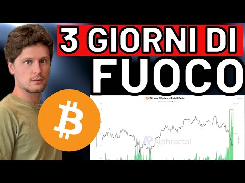 🚨 PREPARATI A 3 GIORNI DI FUOCO 🚨 MORNING w/CRYPTO: BITCOIN / ALTCOINS [time sensitive]
