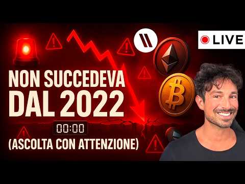 BITCOIN, CRYPTO: QUESTA COSA NON SUCCEDEVA DAL 2022 (ASCOLTA CON ATTENZIONE)