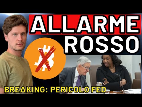 🚨 ALLARME FED: CAMBIA TUTTO 🚨 NIGHT w/CRYPTO: BITCOIN / ALTCOINS [time sensitive]