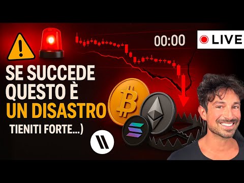 BITCOIN, CRYPTO: SE SUCCEDE QUESTO È UN DISASTRO (TIENITI FORTE…)